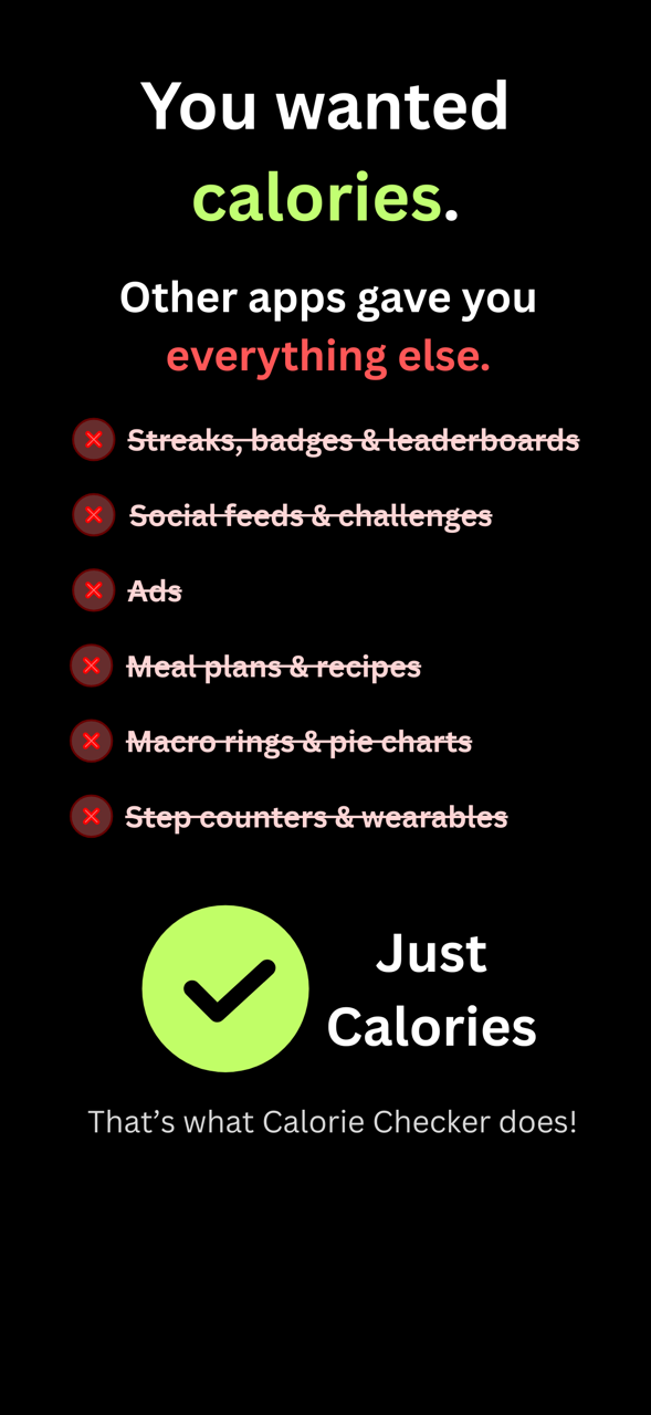 AI scan results showing ingredient breakdown with calories per item for a pasta dish